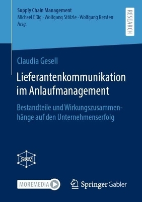 Lieferantenkommunikation im Anlaufmanagement - Claudia Gesell