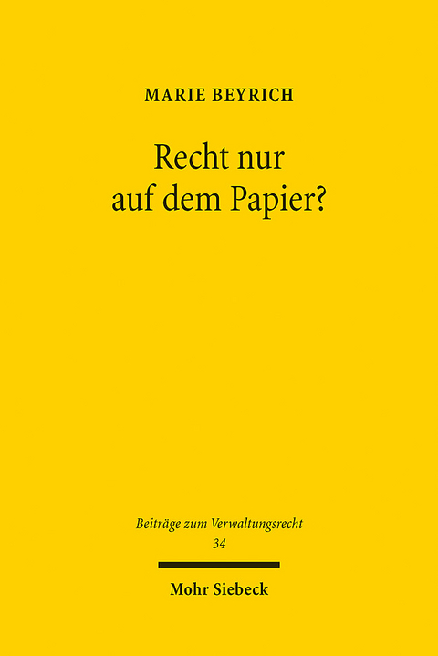 Recht nur auf dem Papier? - Marie Beyrich