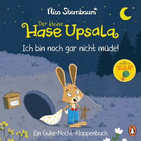 Der kleine Hase Upsala – Ich bin noch gar nicht müde – Ein Gute-Nacht-Klappenbuch - Nico Sternbaum