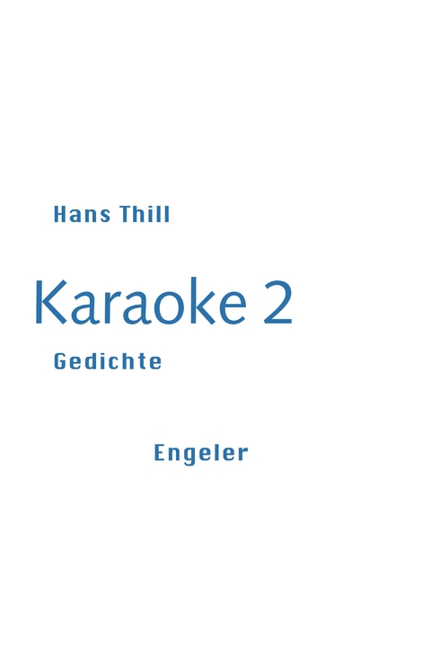 Karaoke 2 - Hans Thill