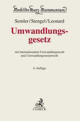 Umwandlungsgesetz - Semler, Johannes; Stengel, Arndt; Leonard, Nina