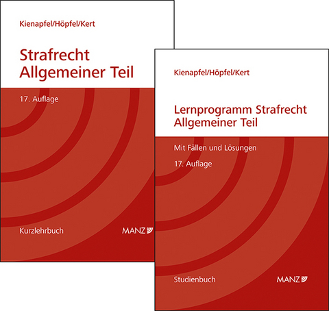 PAKET: Grundriss des Strafrechts 17. Aufl BR + Lernprogramm 17. Aufl Allgemeiner Teil - Diethelm Kienapfel, Frank Höpfel, Robert Kert