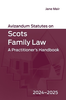 Avizandum Statutes on Scots Family Law - 