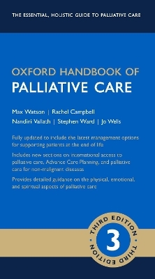 Oxford Handbook of Palliative Care - 