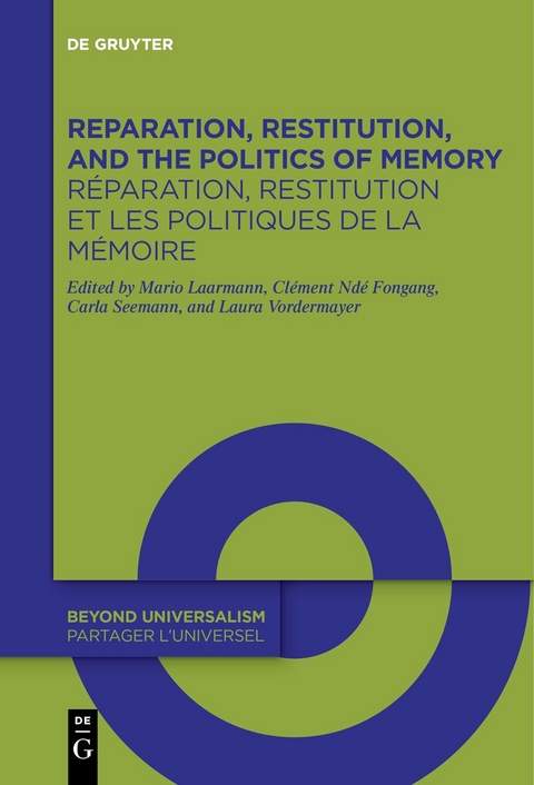 Reparation, Restitution, and the Politics of Memory / Réparation, restitution et les politiques de la mémoire - 