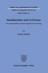 Handelsrichter und Civil Juries - Giorgina Kandalaft