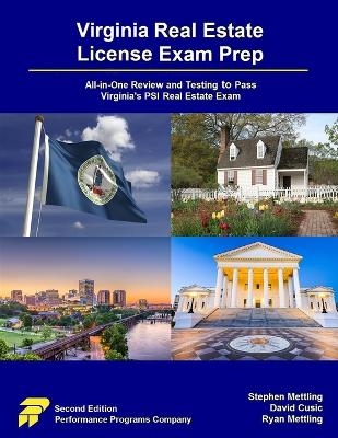 Virginia Real Estate License Exam Prep - Stephen Mettling, David Cusic, Ryan Mettling