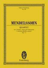 String Quartet A minor - Felix Mendelssohn Bartholdy