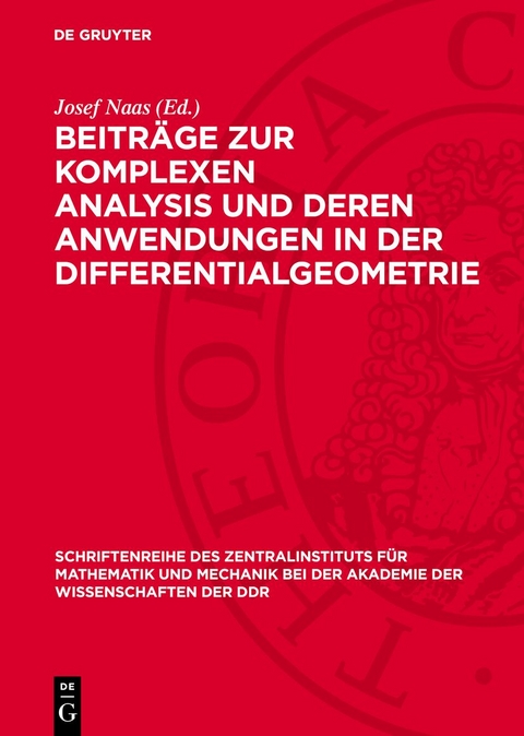 Beiträge zur komplexen Analysis und deren Anwendungen in der Differentialgeometrie - 