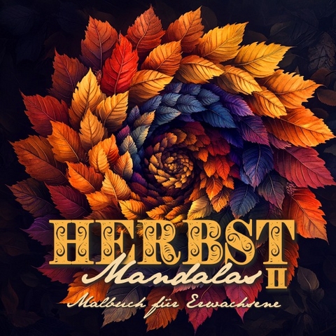 Herbst Mandalas Malbuch für Erwachsene 2 - Monsoon Publishing, Musterstück Grafik