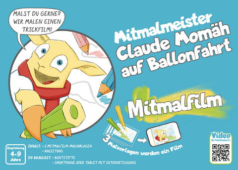 Mitmalfilm Mitmalmeister Claude Momäh auf Ballonfahrt