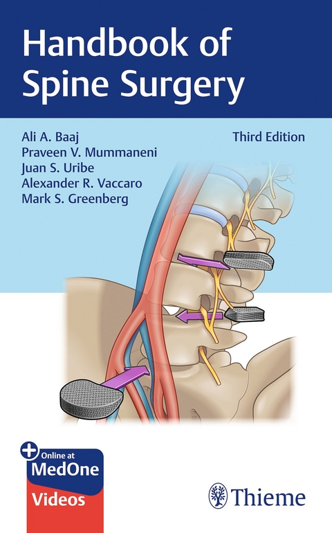 Handbook of Spine Surgery - Ali A. Baaj