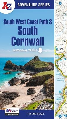 South West Coast Path 3 – South Cornwall -  A-Z Maps