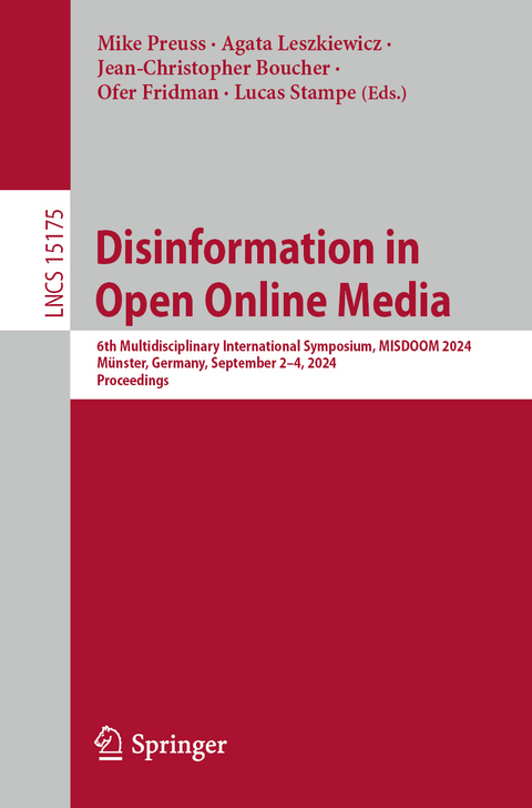 Disinformation in Open Online Media - 