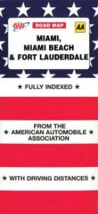 AAA Map Miami, Fort Lauderdale Vicinity - American Automobile Association