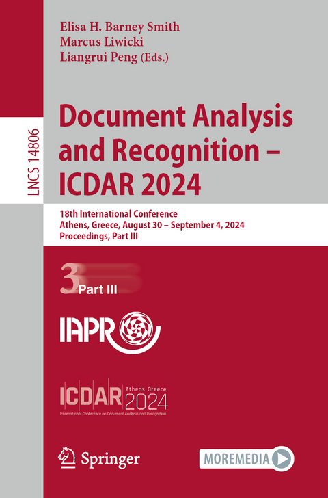 Document Analysis and Recognition - ICDAR 2024 - 