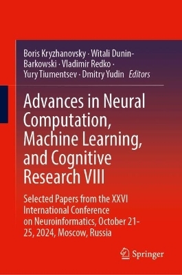 Advances in Neural Computation, Machine Learning, and Cognitive Research VIII - 