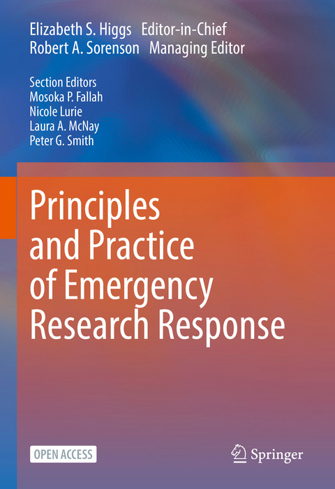 Principles and Practice of Emergency Research Response - 