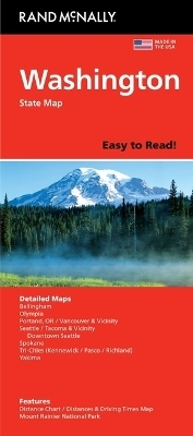 Rand McNally Easy to Read: Washington State Map -  Rand McNally