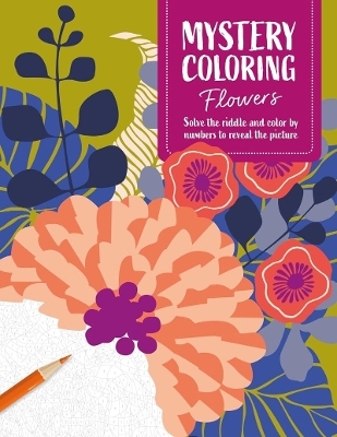 Mystery Coloring Flowers - David &amp Publishing;  Charles