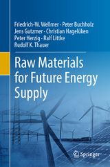 Raw Materials for Future Energy Supply -  Friedrich-W. Wellmer,  Peter Buchholz,  Jens Gutzmer,  Christian Hagelüken,  Peter Herzig,  Ralf Littke