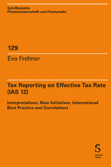 Tax Reporting on Effective Tax Rate (IAS 12) - Eva Frehner