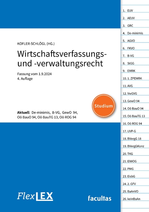 FlexLex Wirtschaftsverfassungs- und -verwaltungsrecht | Studium - 