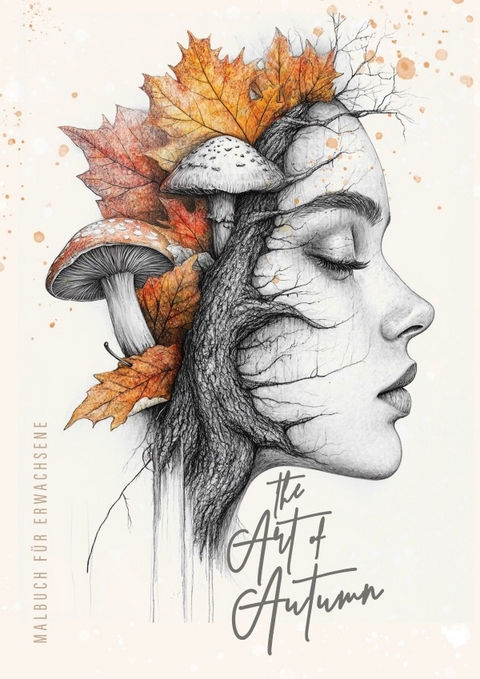 The Art of Autumn Malbuch für Erwachsene - Monsoon Publishing, Musterstück Grafik