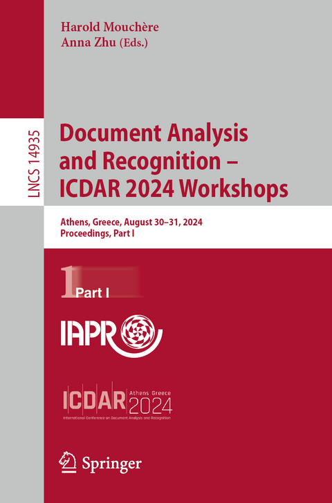 Document Analysis and Recognition – ICDAR 2024 Workshops - 