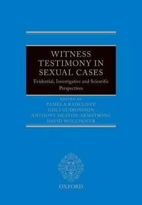 Witness Testimony in Sexual Cases - 