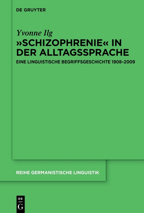 "Schizophrenie" in der Alltagssprache - Yvonne Ilg