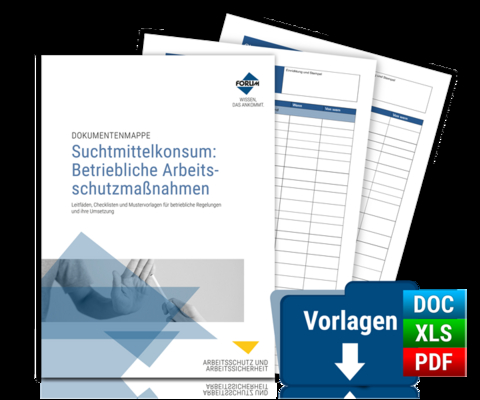 Dokumentenmappe Suchtmittelkonsum: Betriebliche Arbeitsschutzmaßnahmen - Maria Dimartino, Kim Kleinert, Christine Lendt