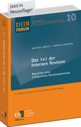 Das 1x1 der Internen Revision - Bünis, Michael; Gossens, Thomas