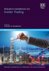 Research Handbook on Insider Trading - Bainbridge, Stephen M.