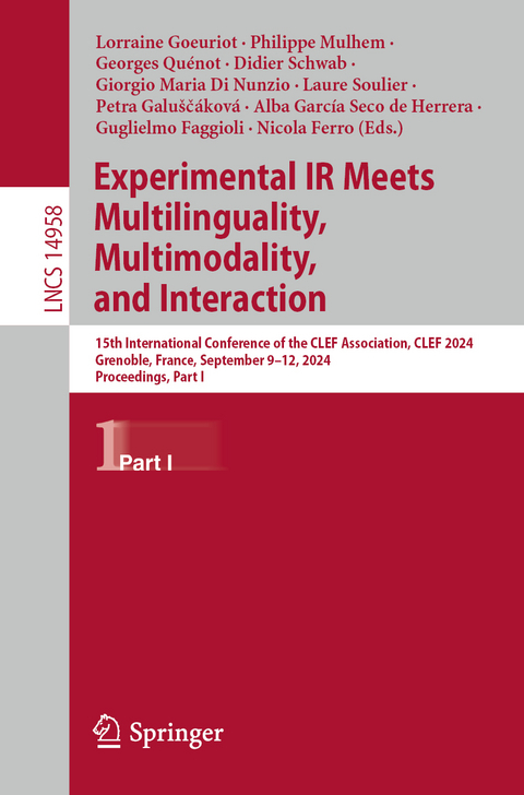 Experimental IR Meets Multilinguality, Multimodality, and Interaction - 