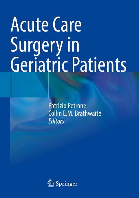 Acute Care Surgery in Geriatric Patients - 