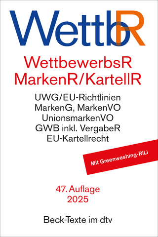 Wettbewerbsrecht, Markenrecht und Kartellrecht - 