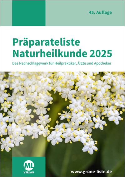 Präparateliste der Naturheilkunde 2025 -  ML Verlag,  mgo fachverlage GmbH &  Co. KG