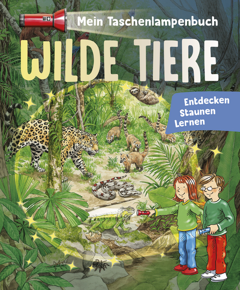 Mein Taschenlampenbuch Wilde Tiere