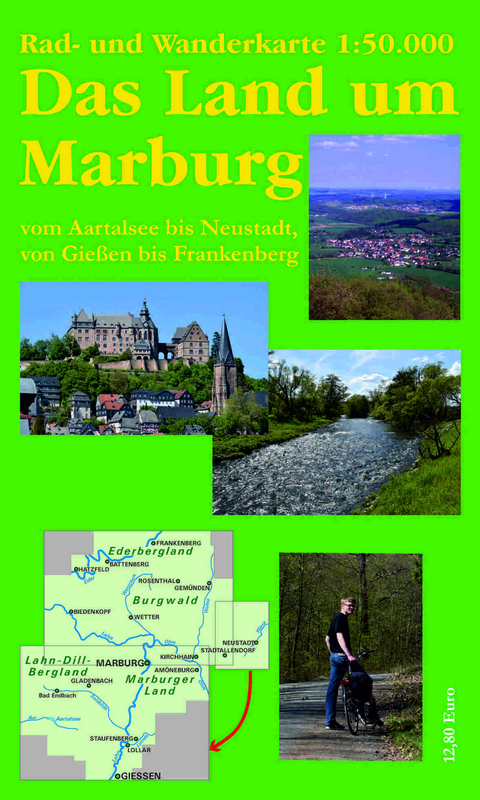 Rad- und Wanderkarte 1:50.000 Das Land um Marburg - Lutz Münzer