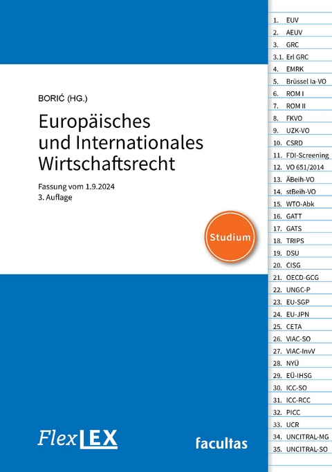 FlexLex Europäisches und Internationales Wirtschaftsrecht | Studium - 