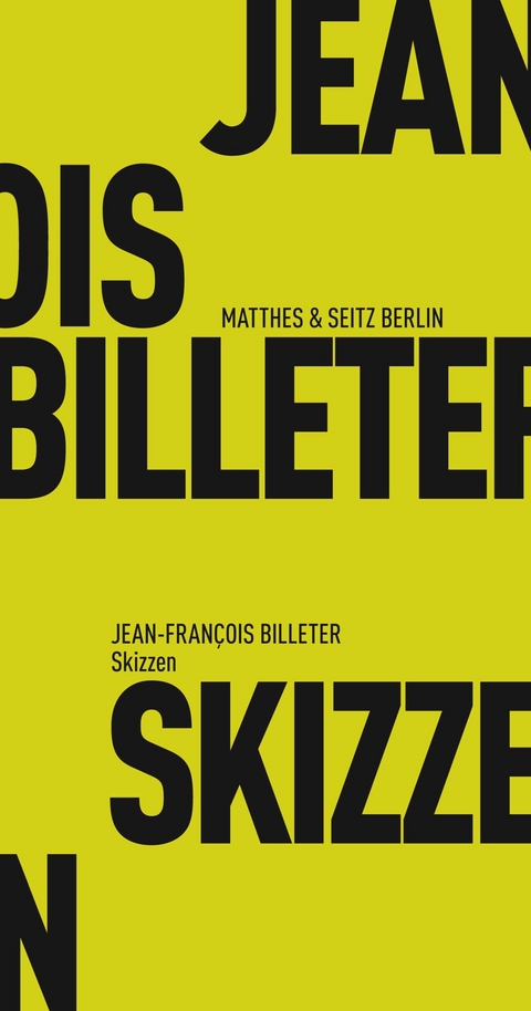 Skizzen - Jean François Billeter