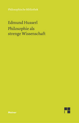Philosophie als strenge Wissenschaft - Edmund Husserl