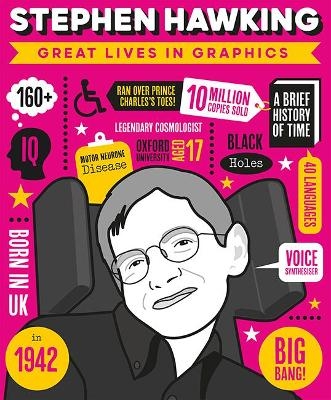 Great Lives in Graphics: Stephen Hawking - Books Button