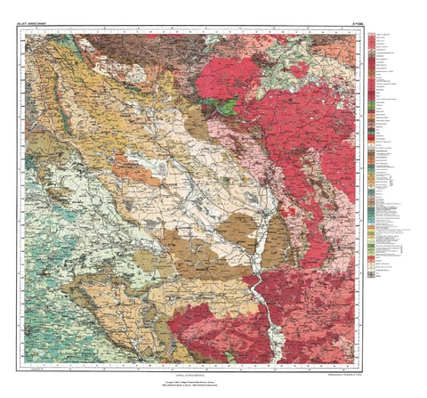 Geognostische Beschreibung des Königreichs Bayern / Karten zu Band 2: Geognostische Beschreibung des Ostbayerischen Grenzgebirges oder des Bayerischen und Oberpfälzer Waldgebirges - Carl W von Gümbel