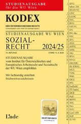 KODEX Studienausgabe Sozialrecht WU 2024/25 - Brameshuber, Elisabeth; Doralt, Werner