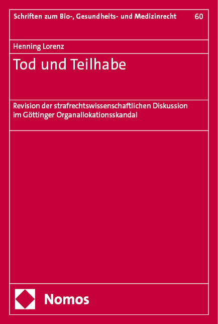 Tod und Teilhabe - Henning Lorenz