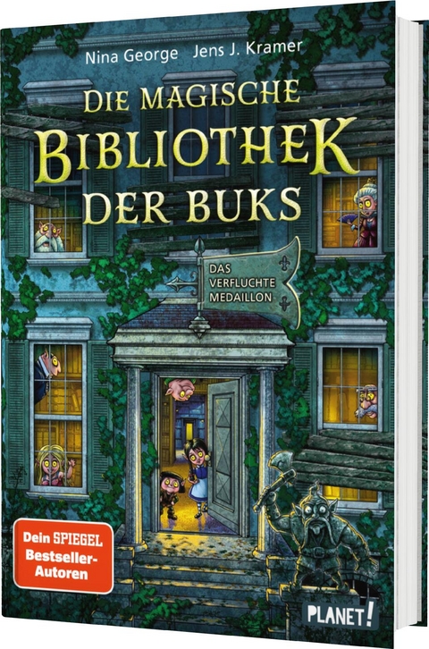 Die magische Bibliothek der Buks 2: Das verfluchte Medaillon - Nina George, Jens J. Kramer