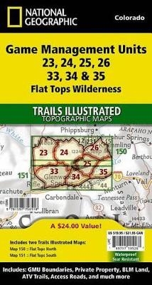 Flat Tops Wilderness GMU [Map Pack Bundle] - National Geographic Maps