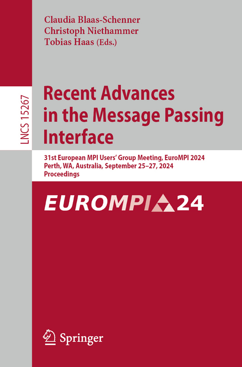 Recent Advances in the Message Passing Interface - 